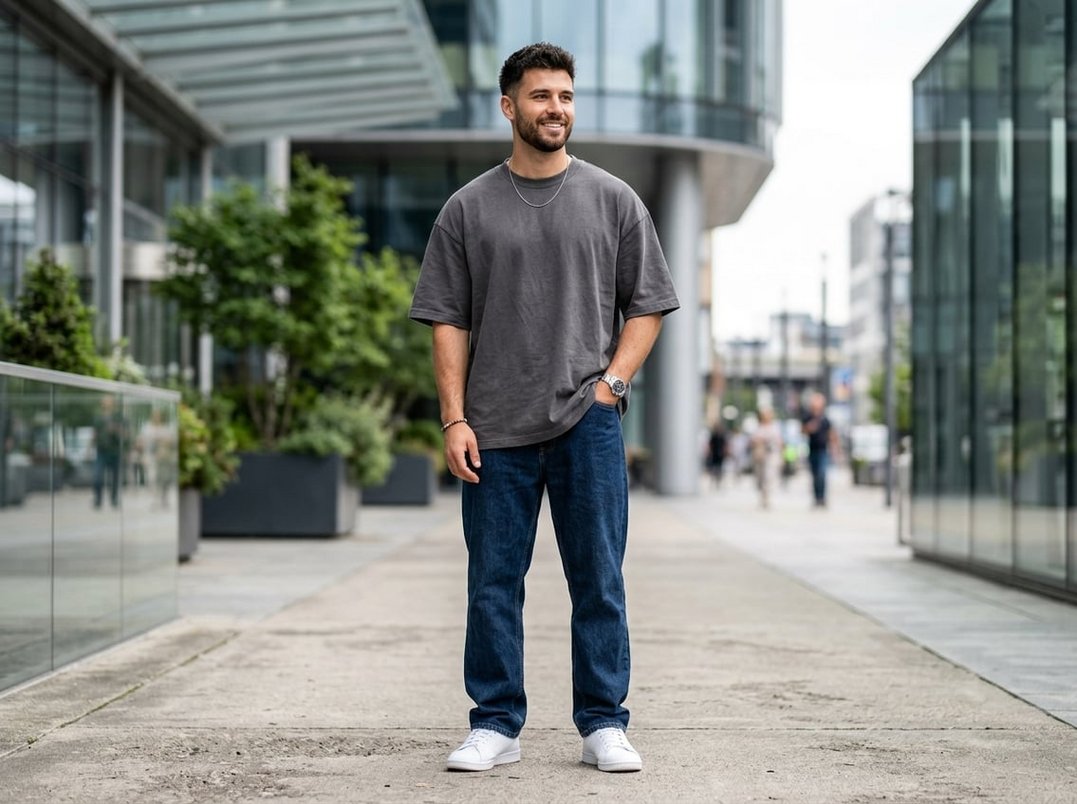 Guide til herre oversized t shirt Guide til herre oversized t shirt